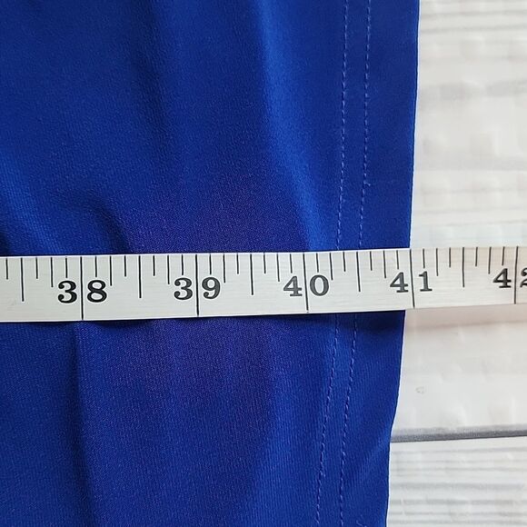 Cartise Elegant Blue Lace Overlay Midi Dress Womens Size 12 - Picture 10 of 10